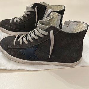 Golden Goose Limited Edition High Top Francy Superstars Pristine Condition